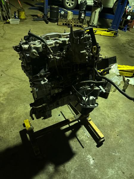 Engine on a stand